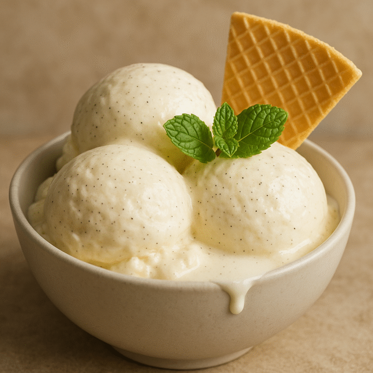 Creamy Vanilla Ice Cream