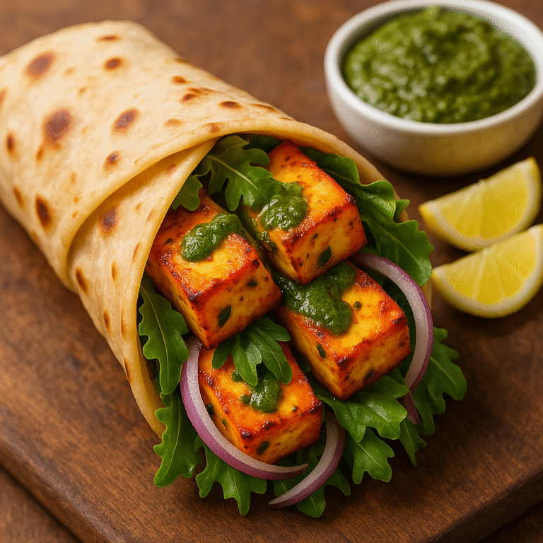 Paneer Tikka Wrap