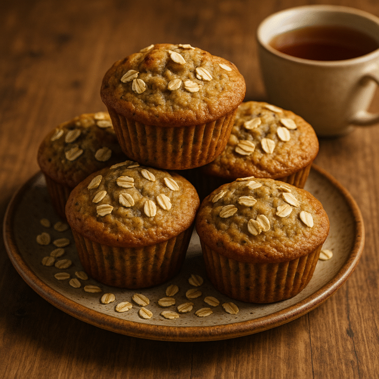 Banana Oats Muffins