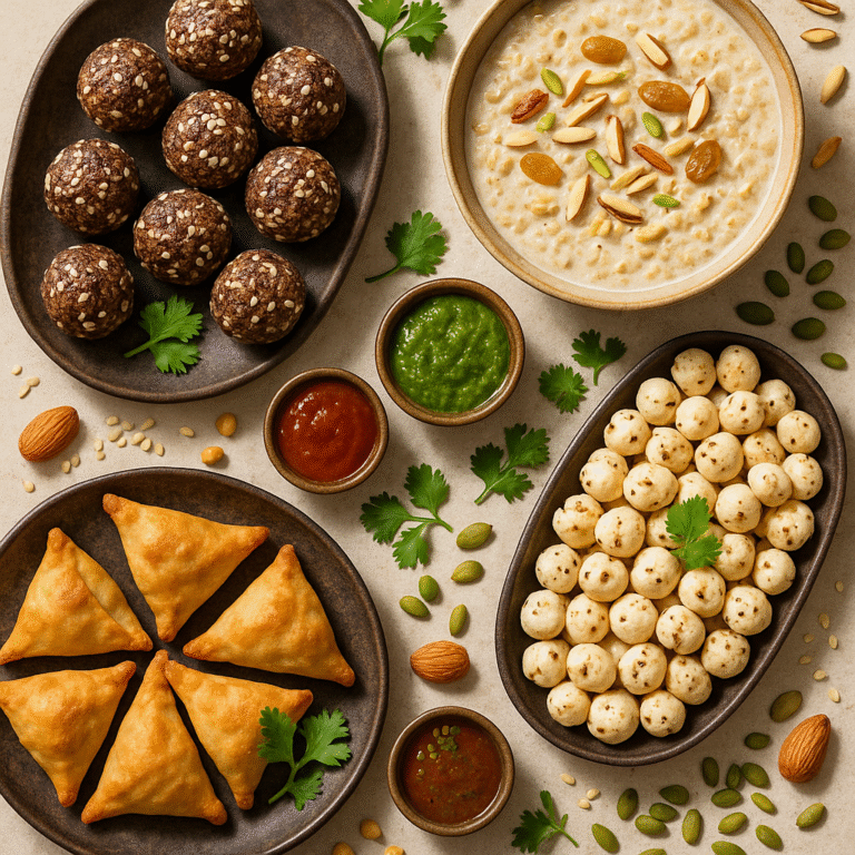 Healthy Indian Sweets and Snacks